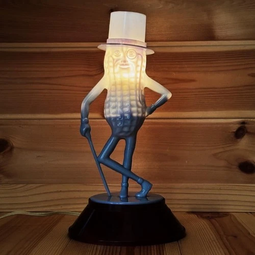 Mr. Peanut Lamp Light Planters Vintage