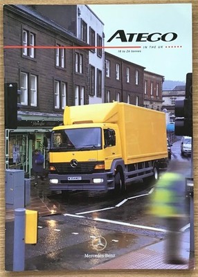 MERCEDES BENZ ATEGO TRUCKS IN THE UK 18-26 TONNES Sales Brochure Mar 2001 #CV303