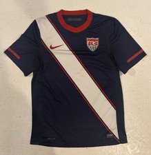 Nike USMNT Blue Away Soccer Jersey Football Shirt 2010 World Cup Mens M