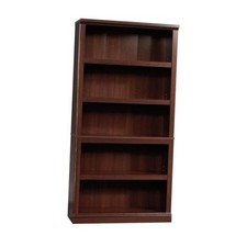 Miscellaneous Storage 5-Shelf Bookcase/ Book shelf, Select Cherry Finish