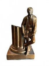 1920s Bronze Bookend Young Abraham Linclon