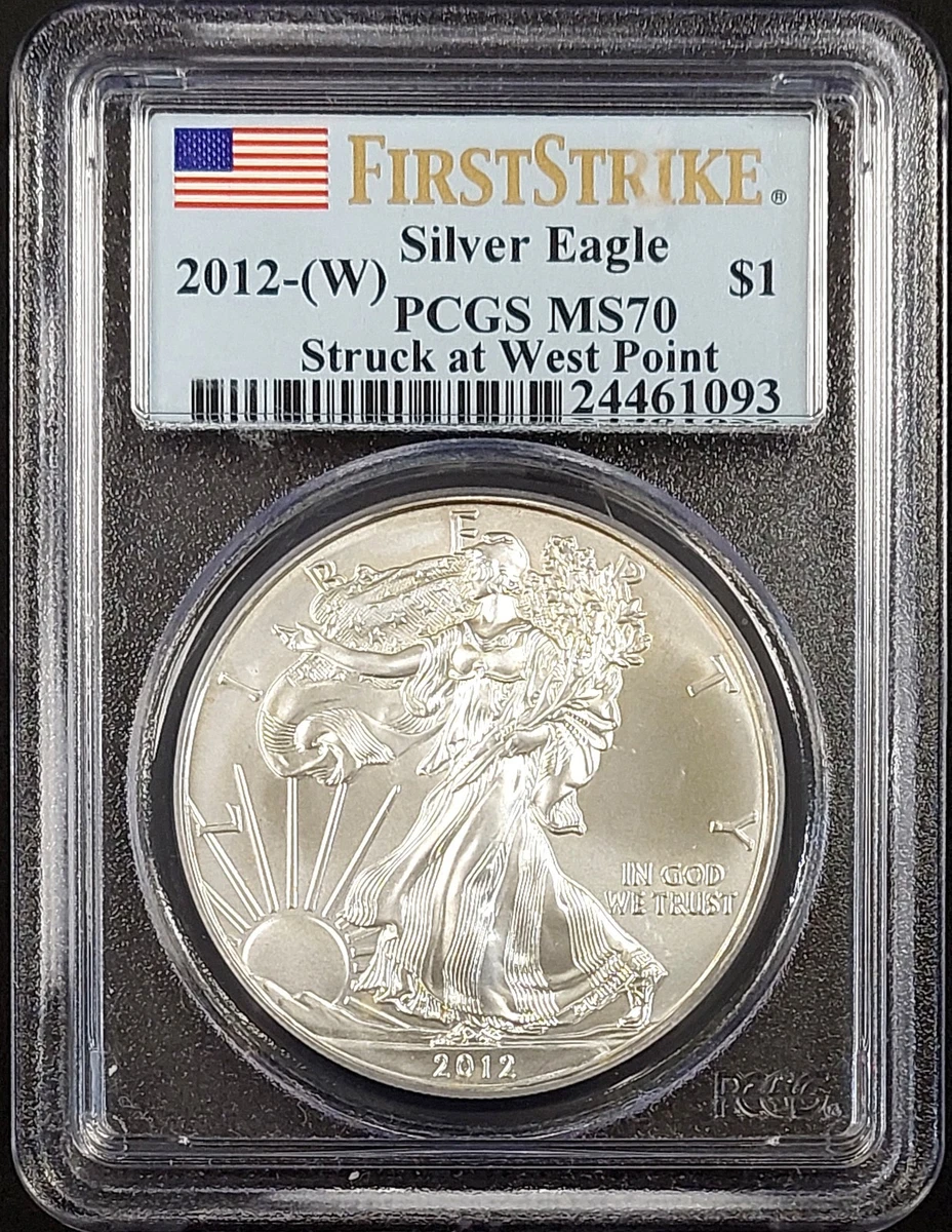 American Eagle MS 70 Graded 2012 Silver Bullion Coins for sale | eBay