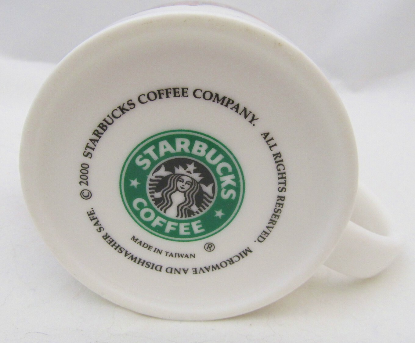 Vintage 2000 Starbucks Halloween Coffee Tea Mug Coffeehouse Village