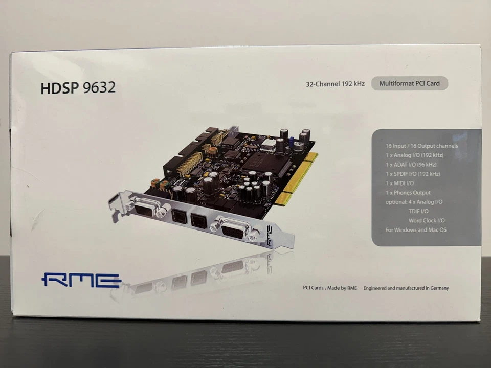RME Hammerfall HDSP 9632 32-Channel PCI Audio Interface - BRAND NEW - Image 2 of 4
