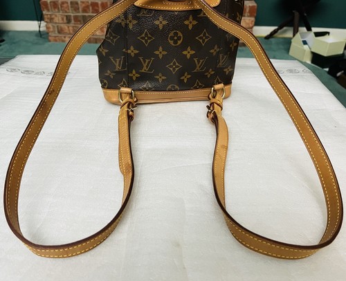 Louis Vuitton LV Monograma Mini MONTSOURIS PM Mochila Marrón Bolso EXCELENTE - Imagen 9 de 14