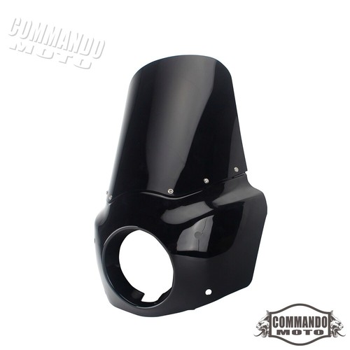 Headlight Fairing Kit & Extension Block For Harley Dyna FXD FXDC Street Bob FXDB - Picture 6 of 7