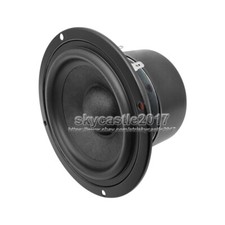 1x 4.5" inch 4/6/8Ohm 15W/25W Hi-Fi Midrange Driver Audio Speaker Loudspeaker