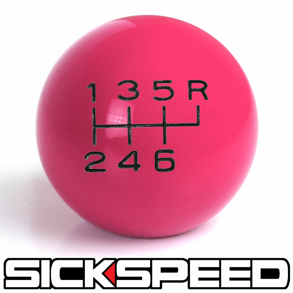 RED/BLACK EVIL JACK SMILEY SHIFT KNOB FOR HURST