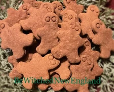 5 Sm. REAL Primitive Gingerbread Ornaments Bowl Fillers Gingerbread Men