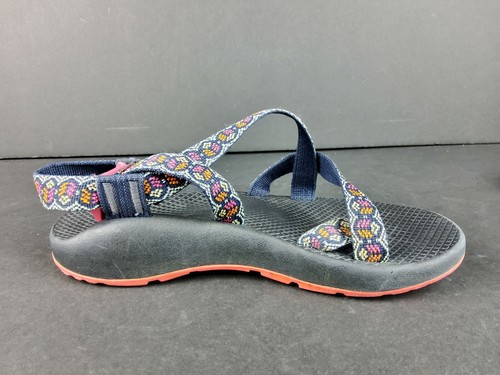 CHACO Z2 Classic Toe Loop Sporty Sandal Blue Peace Color Women 6 Narrow EU 37 - Picture 8 of 11
