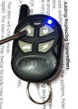 Scytek Astra 4 Button Car Key Fob Transmitter Remote Control Alarm Starter Blue