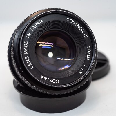 Objectif COSINA Cosinon-S 50mm F/1,8 Pour Pentax P/K - Occasion Rare - Standard Fixe Japonais