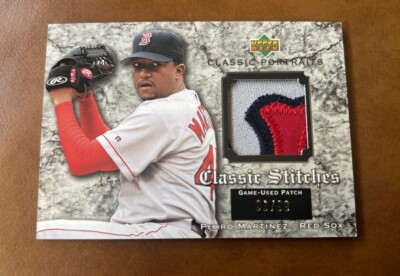 Pedro Martinez 2003 Upper Deck Classic Portraits 3 Color Patch /99 Red Sox HOF