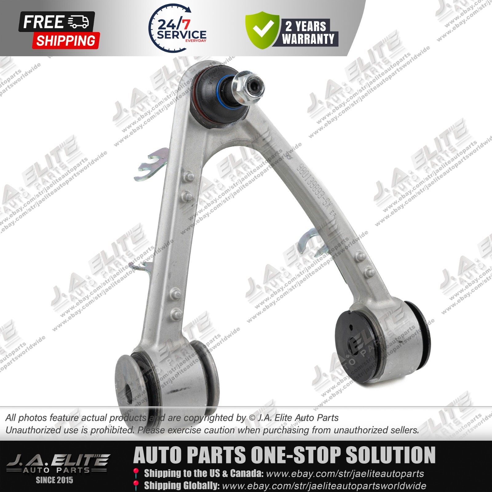 2pcs Front Right Upper Lower Control Arm Kit fit Maserati Quattroporte(06-08) GT