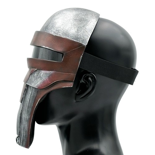 Película Star Wars Caballero Jedi Darth Revan Máscara de Resina Casco Usable Juegos con disfraces utilería - Imagen 3 de 12