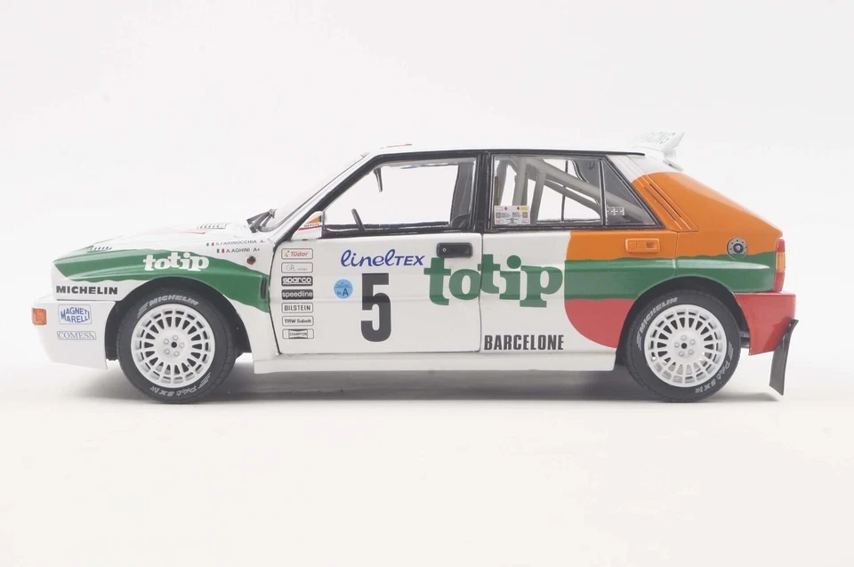 Lancia Delta HF Integrale Rallye Montecarlo #5 Totip 1993 Solido 1:18 Nuovo 1/18 - Immagine 3 di 4