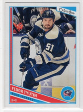 Fedor Tyutin 13-14 O-Pee-Chee Hockey Base Common #86 Columbus Blue Jackets