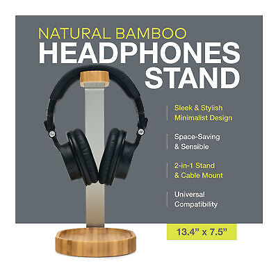 Knox Gear Wooden Headphone Stand (bamboo Brown) for sale online