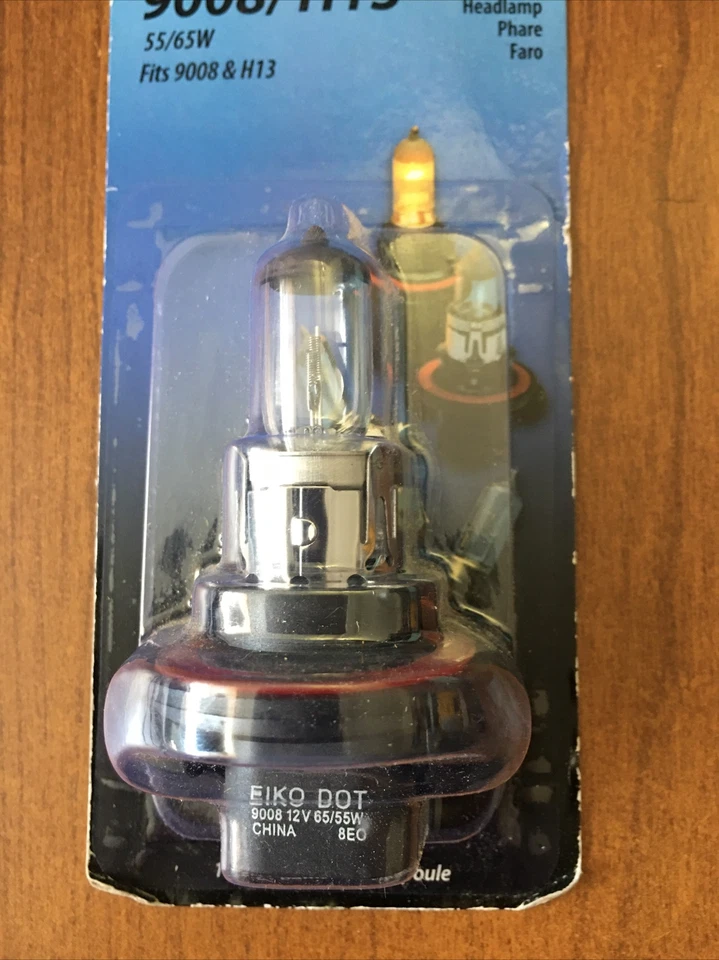 9008H13 GENUINA Eiko 9008 H13 Clear Vision Supreme BOMBILLA HALÓGENA Foto 3 de 4