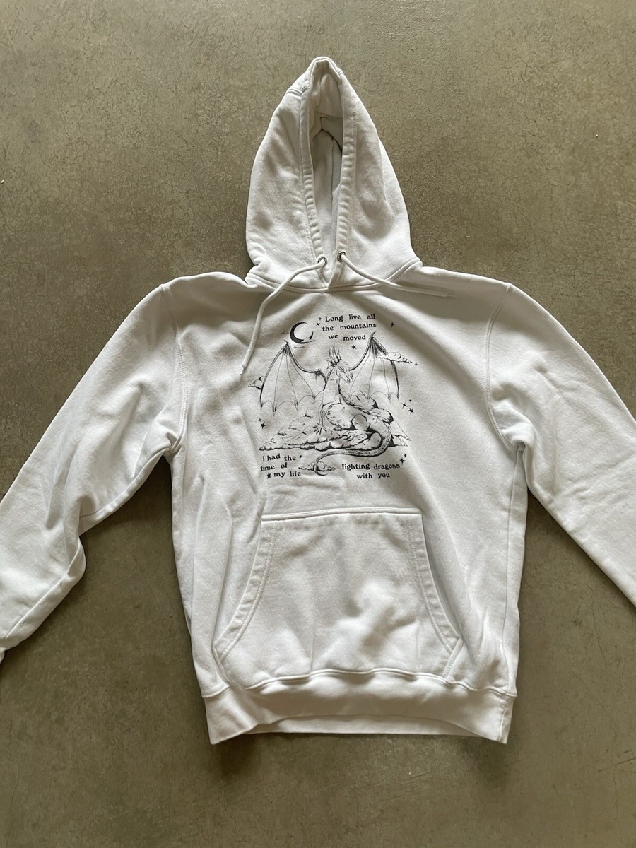 Taylor Swift “Fighting Dragons With You” White Sweatshirt