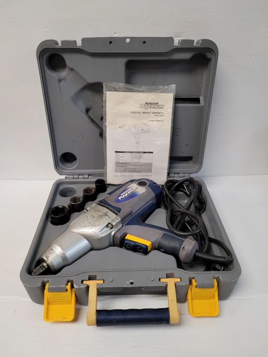 Mastercraft maximum digital impact wrench deals