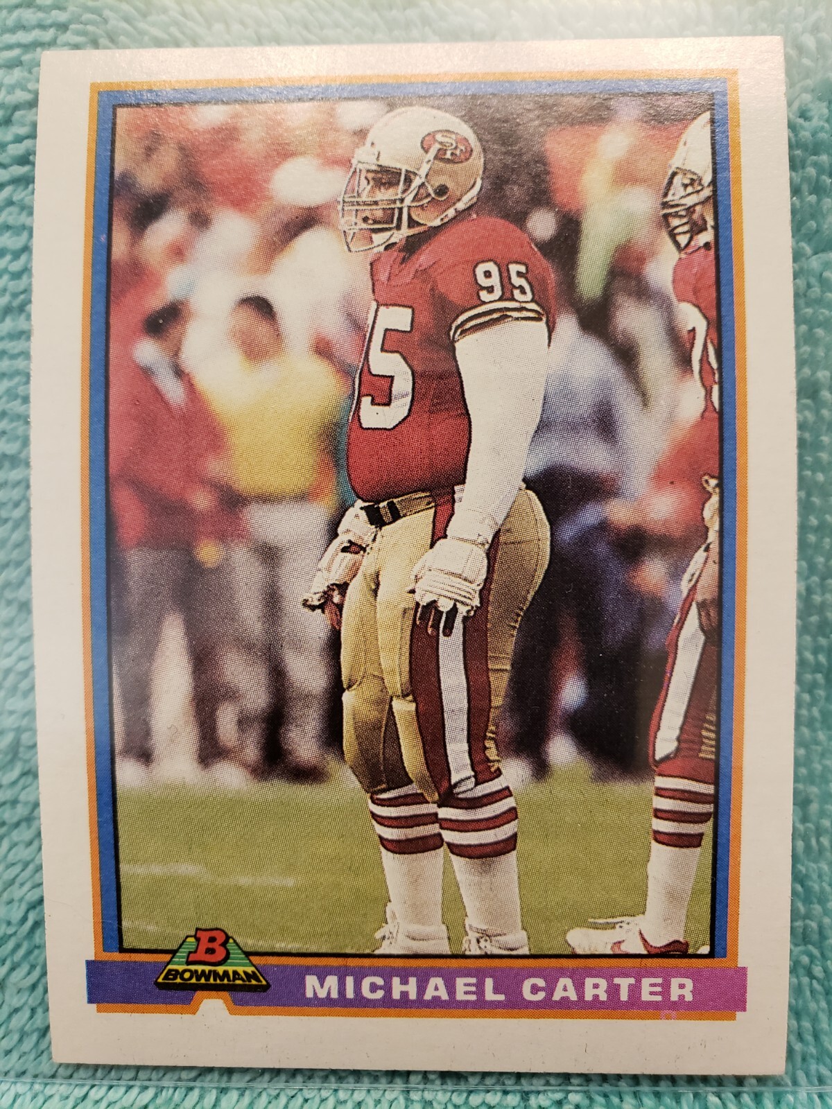 1991 BOWMAN MICHAEL CARTER #488 SAN FRANCISCO 49ERS 