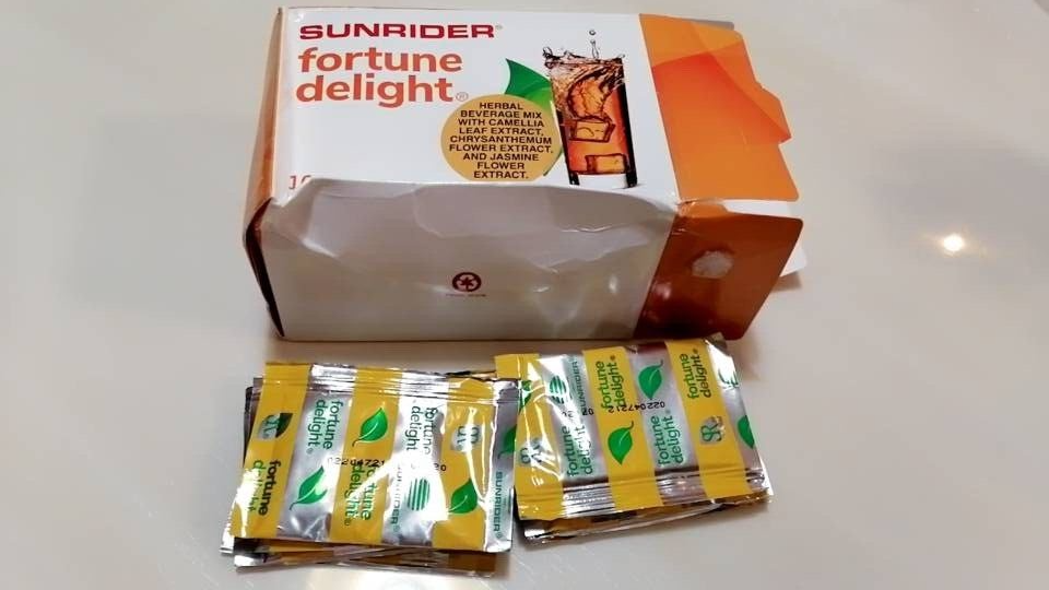 10 Bags Sunrider Fortune Delight Lemon Concentrated Herbal Tea 0.10oz / 3g Each
