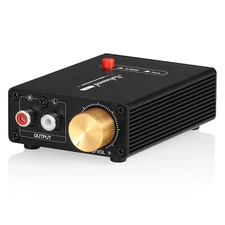 Mini Stereo Line Level Booster Home Audio Pre-Amplifier for MP3 iPad iPhone PC