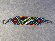 Embera Chami beaded Bracelet by women of the Colombian indigenous tribe 3199