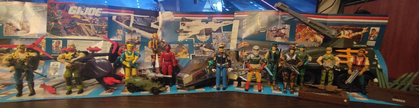 GI Joe Vintage Lot, Vehicles, Figures 80s