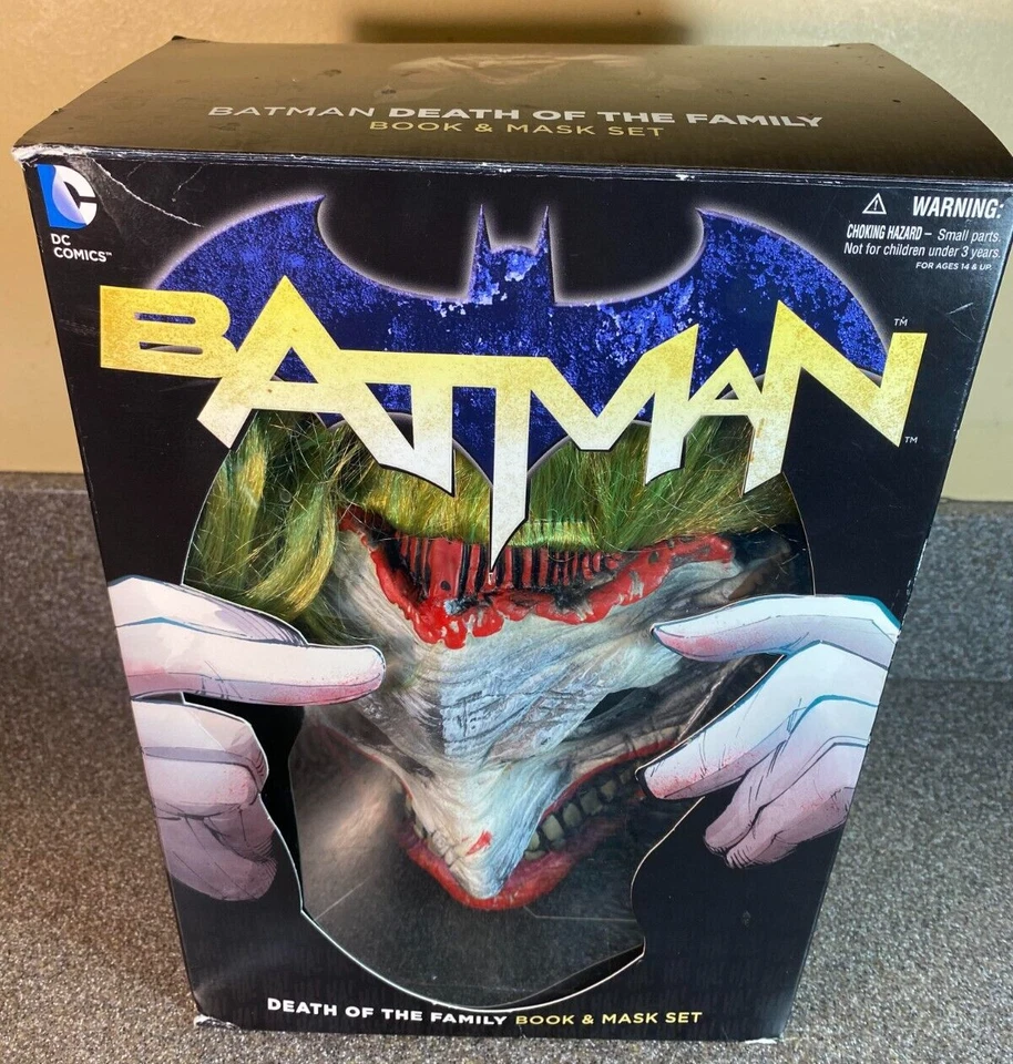 DC Comics ~ Batman -  Batman Death in the Family ~ Joker Mask (Only) in Orig Box - Image 2 of 4