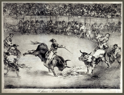 Designer decoration Poster.Bullfight.Goya.Home Wall Decor art print.q463