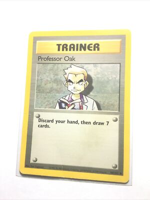 PROFESSOR OAK - 88/102 - Base Set - Pokemon Card - PL
