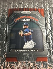 2022 Prizm Baseball Championship Stage #CS-8 Xander Bogaerts - Boston Red Sox