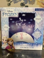 Lexibook Disney Frozen Anna Elsa Projector Radio Night Light Snooze Alarm