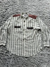 Donna Jessica Blouse Womens 2 White Top Tunic Boho Boxy Lagenlook