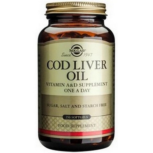 Solgar Cod Liver Oil 250 Softgels