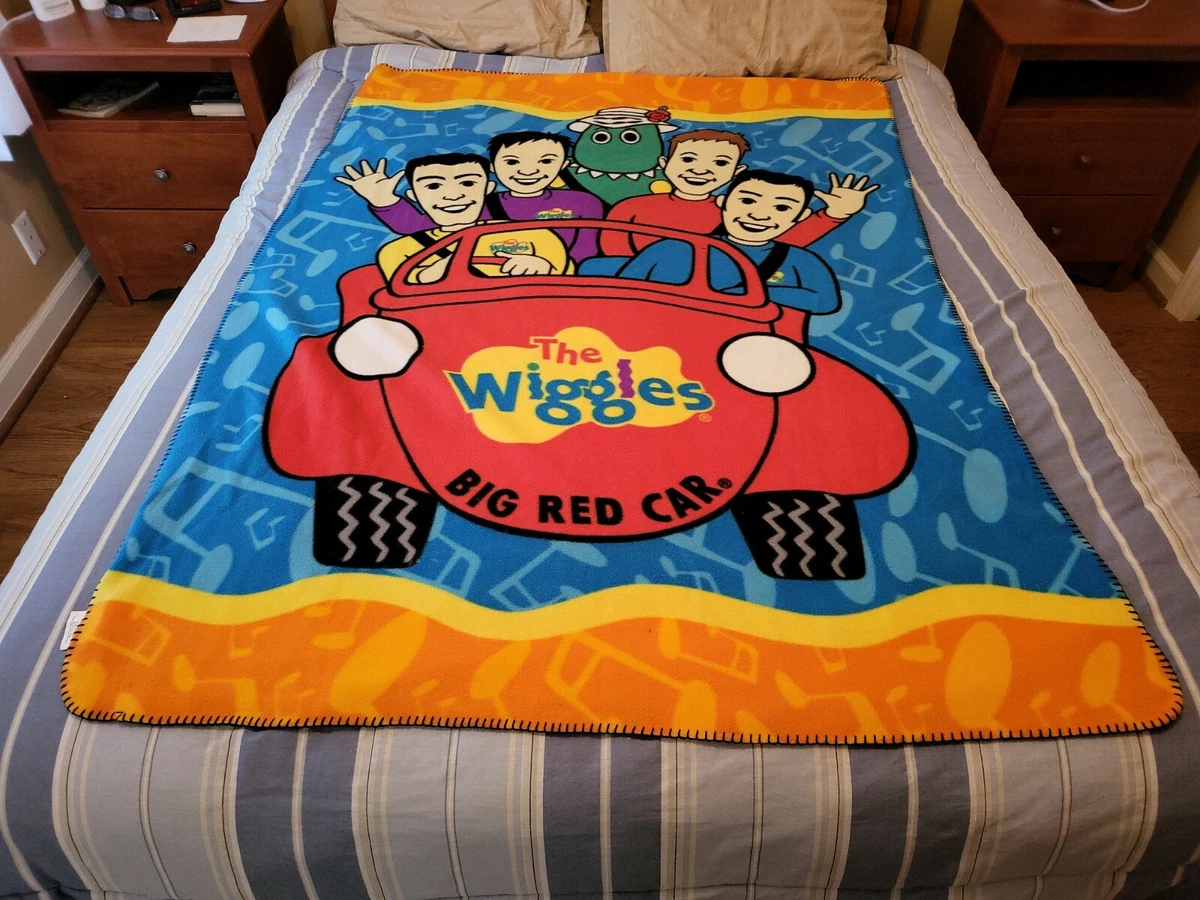 The Wiggles TV Show Fleece Throw Blanket 48x57 Big Red Car Limited 2003 |  eBay