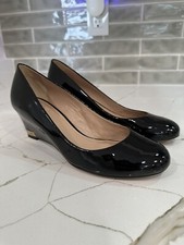 Tory Burch Astoria Wedge Pumps. Women’s size 7 M. Color Black Patent Leather