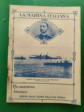 QUADERNO NUOVO, EPOCA FASCISTA, COLLEZIONE "LA MARINA ITALIANA"