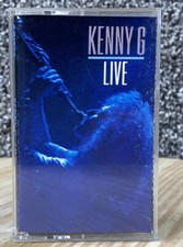 Kenny G Live Cassette Tape 1989 Saxophone Musician Classic Easy Arista Tested