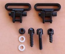 Rifle Sling Mounting Kit 1.25" Quick Detach Sling HD Swivels & Base Studs 4039