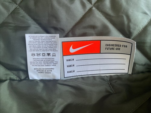 NWT Nike Therma Fit Snap Front Synthetic Fill Green Youth XL Jacket $80 Retail - Picture 7 of 12