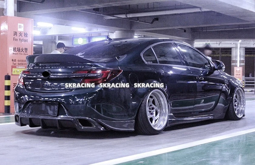 Подходит для Buick Regal GS GSI 2011-2017 глянцевый черный спойлер закраина заднего крыла багажника - Изображение 3 из 4