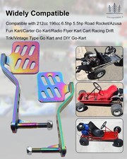 Go Kart Brake Throttle Pedals Kit for for Predator 212cc 196cc 6.5hp Road Rocket