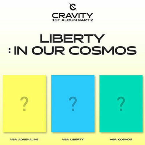 CRAVITY PART.2 LIBERTY IN OUR COSMOS 1stAlbum ADRENALINE CD+2Book+2Card+PreOrder - Photo 1/12