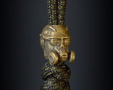 Paracord Lanyard Beads Bronze bead Knife Lanyard Bead Charm - Stalker