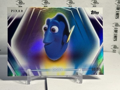 2026 Topps Disney Neon Dory /99 Finding Nemo CNE-81 Purple Yellow Blue Refractor