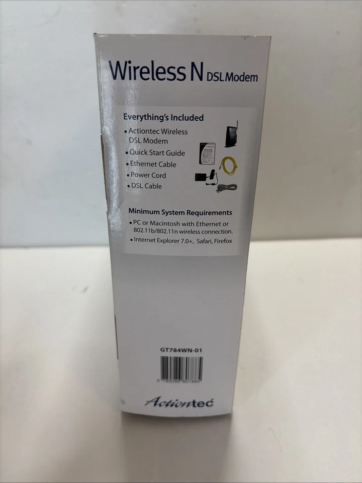 Actiontec GT784WN-01 Wireless N DSL Modem Router 300 Mbps WiFi - Image 4 of 4