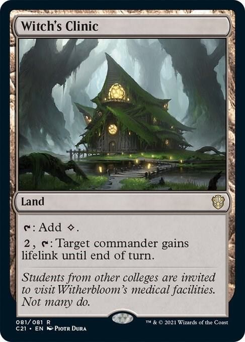 1x Witch's Clinic - Commander 2021 NM - MTG